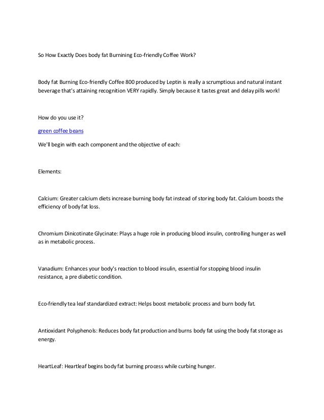 Leptin green coffee 800 results